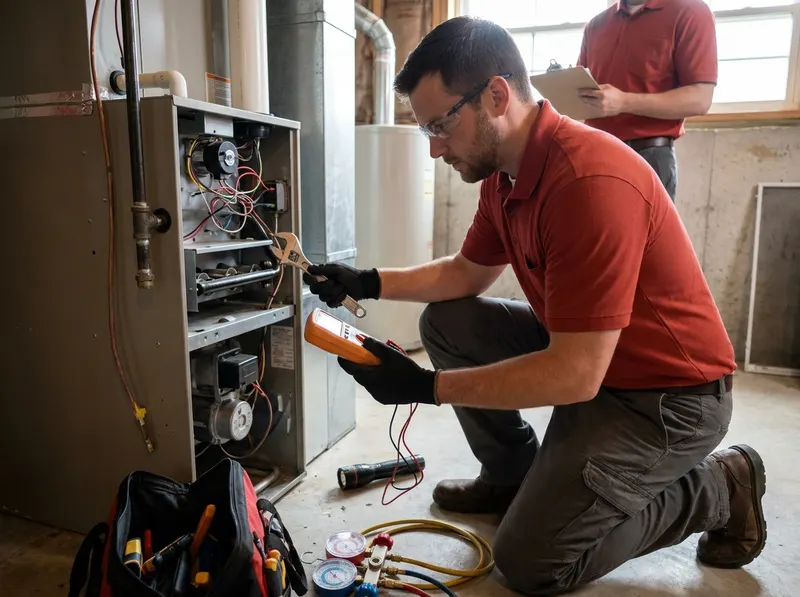 Gas Furnace Repair and Safety Inspection in Fayetteville, AR